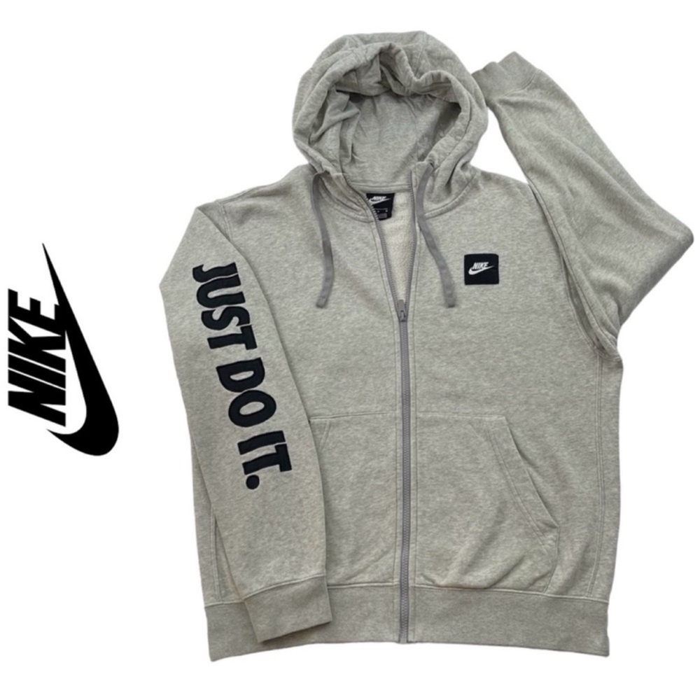 Nike “ JUST DO IT “ Fleece Full-Zip Hoodie W Logo